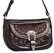 Wild Horses American West Brindle Handbag with Front Pocket