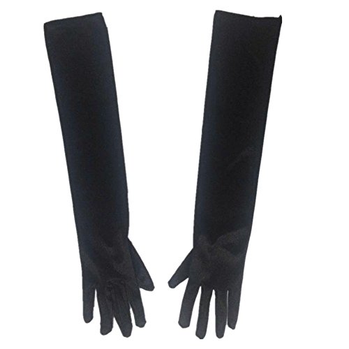 Solatin Top Grade Classic Adult Size Long Opera/Party Length Satin Gloves