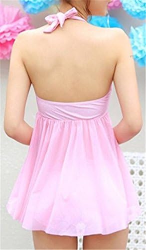 Swimsuit Tragarse®One Pieces Cover Up Cute Halter Up Bathing Suit Pink