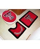 Texas Tech 3 Piece Bath Rug Set