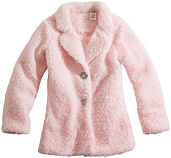 GUESS Big Girl Faux-Fur Poodle Coat (7-16), PINK (10/12)