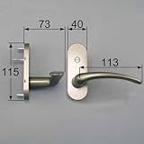 LIXIL メンテナンス部品 スタンダードAタイプ把手(簡易錠) FNMB371
