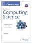 How to Pass National 5 Computing Science