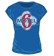 Motel 6 Vintage Blue Juniors T-shirt Tee