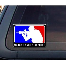 Major League Infidel Car Decal / Sticker
