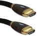 15m 24k Gold plated Hdmi To Hdmi Black Braided Cable Lead