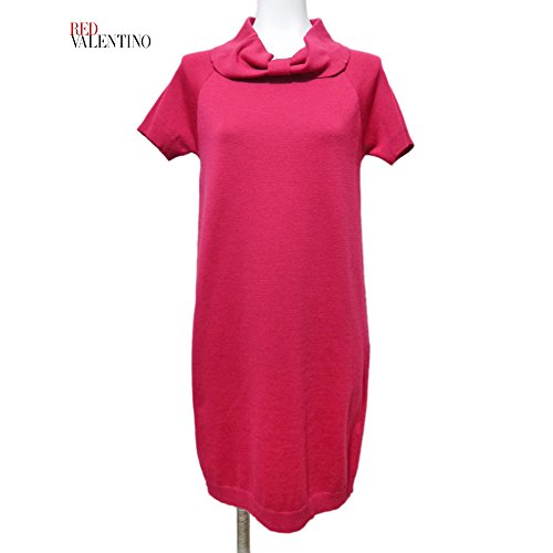 [レッド・ヴァレンティノ] RED VALENTINO　半袖　ニットワンピース　ピンク　#XS　RED VALENTINO　[並行輸入品]