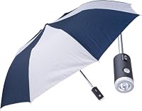 Haas-Jordan Junior Nitewalker Golf Umbrella (Navy/White) by Haas-Jordan