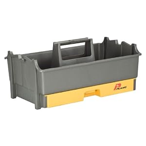 Plano Molding 311 14-Inch Tote, Graphite Gray and Iron Yellow