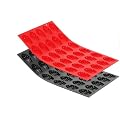 De Buyer-Moul Flex-1994.01-Moul ' Flex Noir - 30 Mini-Madeleines s/Plaque 17,6x30cm
