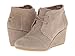 Toms Desert Wedge Taupe Suede Boot 10006257 Womens 8
