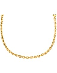 14K Yellow Gold Polished Cable Link Necklace