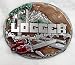 Logger Occupation Enamel Pewter Buckle