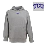 TCU Texas Christian Horned Frogs Hooded Sweatshirt - NCAA Antigua Mens Signature Hoodie Heather