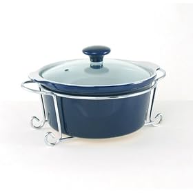Mayfair and Jackson 5032B CASSEROLE 1.5L GLS LID W RACK PCLN by Mayfair & Jackson