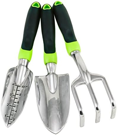 Homegrown Garden Tools 3-Piece Ergonomic Hand Gardening Tool Set