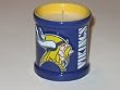 MINNESOTA VIKINGS Team Logo Embossed Scented Decorative VOTIVE CANDLE