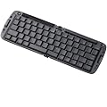 ELECOM 折りたたみBluetoothキーボード iPhone,iPad,iPod touch対応 英字配列 ブラック TK-FBP017EBK
