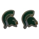 Michigan State Spartans Post Stud Logo Earring Set Ncaa Charm