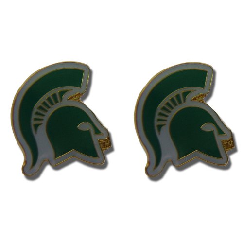 Michigan State Spartans Post Stud Logo Earring Set Ncaa Charm