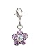Jewelry : Charm Clip - Flower - Violet