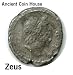 ANCIENT COIN HOUSE: TRAJAN. ZEUS. LARGE EGYPT SILVER TETRADRACHM. Alexandria Egypt. RATED RARE.