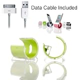 Sinjimoru Sync Stand Dock Cradle Holder with USB Cable for iPhone 4, 4S, 3G, 3GS, and iPod (YELLOW GREEN) Sinjimoru Sync Stand Dock Cradle Holder with USB Cable for iPhone 4, 4S, 3G, 3GS, and iPod (YELLOW GREEN)