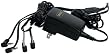 Lemax Christmas Village Black 4 Jack Power Adaptor 3V #74705