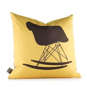 inhabit 1948 in Sunflower and Chocolate Pillow Cover Only