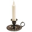 Small Antique Style Candle Holder with Holding Loop