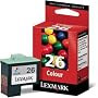 Lexmark Cartridge No. 26 - Print cartridge - 1 x color (cyan, magenta, yellow) - 275 pages