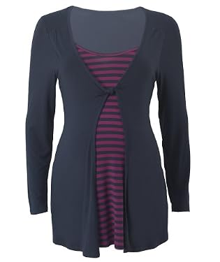 Long Sleeve Knot Front Nursing Top