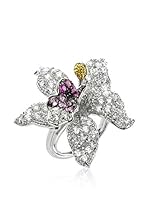 CZ BY KENNETH JAY LANE Anillo Orchid (Plateado)