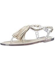 Shoes: Stuart Weitzman Womens Gelati Jelly Sandal, Silver, 8 M US - Stuart Weitzman Footwear Footwear