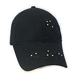 CoolCap Blumen mit Zirkonia, schwarz, Gr. Erwachsene -Ju.
