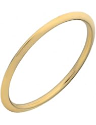 14 Karat Yellow Gold Knife Edge Polished Slip-On Bangle (5mm, size 8.5)