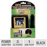 iConcepts GPS-350 4 Port Auto Power Adapter