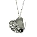 SilberDream - pendentif clé USB 8GB coeur avec zircon y compris la chaîne en argent - taille chaine 70cm- Pendentif Femme Argent 925/1000 - AV167