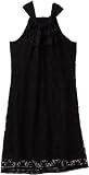 Ella Moss Girl Girls 7-16 Garland Dress, Black, 10
