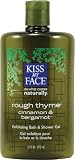 Kiss My Face: Bath & Shower Gel, Rough Thyme 16 oz (3 pack)