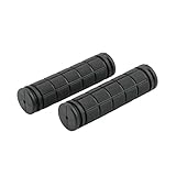 Bingo-UK Non-slip Soft Durable Rubber Bike Bicycle Handlebar Grips For Fixed Gear Bike Black