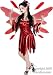 Women's Red Nymph Fairy Costume (Sz: Medium 10-12)