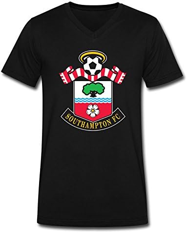Men Saints Southampton F.C. Logo Football Black Tee