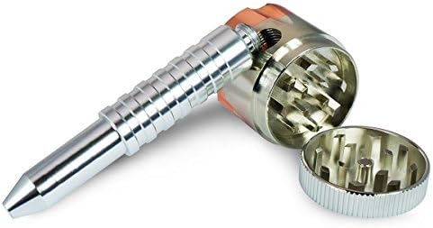 Six Shooter Magnetic Grinder Pipe with Metal Teeth