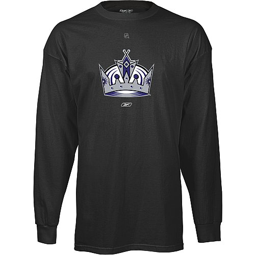 Reebok Los Angeles Kings Primary Logo Long Sleeve T-Shirt Small
