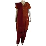 Latest Salwar Kameez Cotton Printed Embroidered Dress Size (S/36)