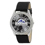 Game Time Women's MLB-GLI-COL Glitz Classic Analog Colorado Rockies Watch