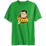 T-Shirt Mens Green  British Virgin Islander GEEK Countries
