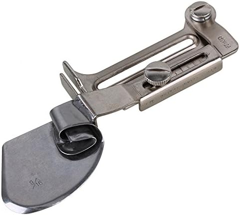 Silver Adjustable 9/16 Bias Tape Binder Foot Hemming Sewing Machine Presser Foot