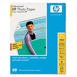 ~:~ HEWLETT PACKARD SUPPLIES ~:~ Soft-Gloss Advanced Photo Paper, 8-1/2 x 11, 50 Sheets per Pack